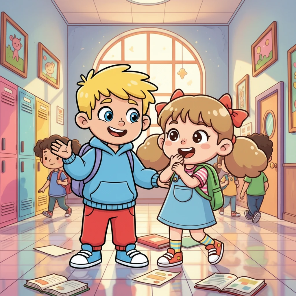 A Sweet Bump in the Hallway