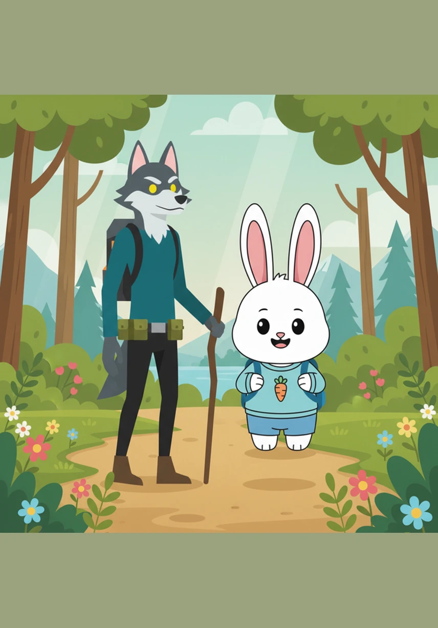 Lili took another deep breath and reached out to pat Bruno’s fuzzy shoulder, choosing kindness over her anger. Together, they spent the afternoon scrubbing the rug with soapy water and planting new carrot seeds in the warm, brown soil.