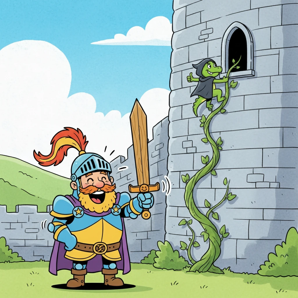 Reginald and Pip devised a plan. Pip would sneak in, while Reginald caused a diversion. Pip, being small, was perfect for the job. Reginald cleared his throat and prepared a terrible joke.