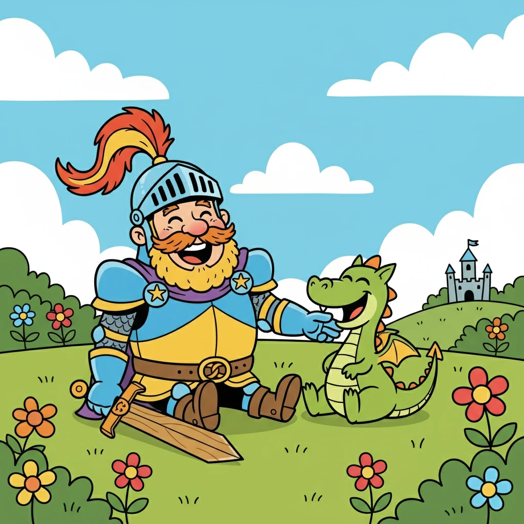 In the end, everyone was laughing, including Deleuze. Reginald learned that sharing laughter, with friends like Pip, was the greatest treasure of all. The meaning of life was to laugh together.