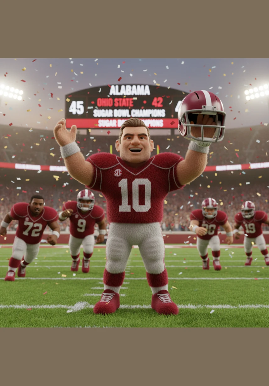 Jaxson wins the starting job at Alabama as a sophomore and leads the SEC in passing efficiency during a historic campaign. He finishes the season with 3,900 passing yards and 38 touchdowns, culminating in a thrilling New Year's Day bowl victory that cements his status as a college superstar.
