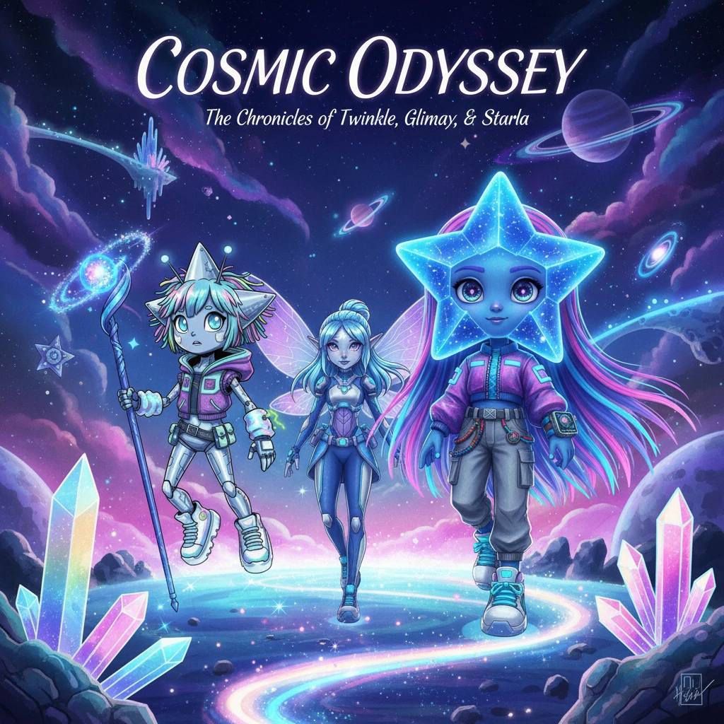 Little Star's Adventure in the Magic Galaxy - fairy-tale