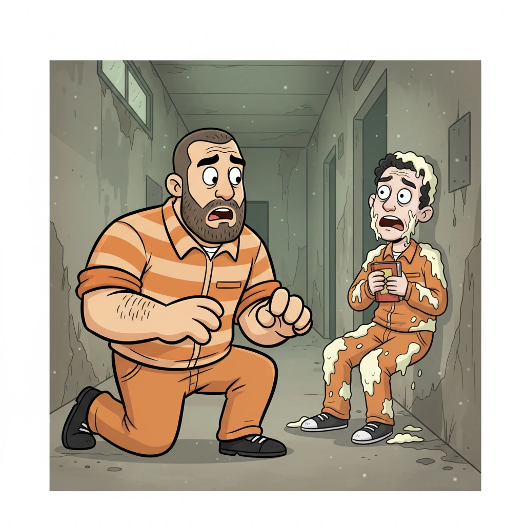 Jax finally found Miller, slumped against a wall in a rarely used corridor. His eyes were wide, unblinking, fixed on nothing, a look of pure terror etched on his face. Heavy, ragged breaths escaped his lips, and his body twitched uncontrollably, covered in a sickening, thick white substance.