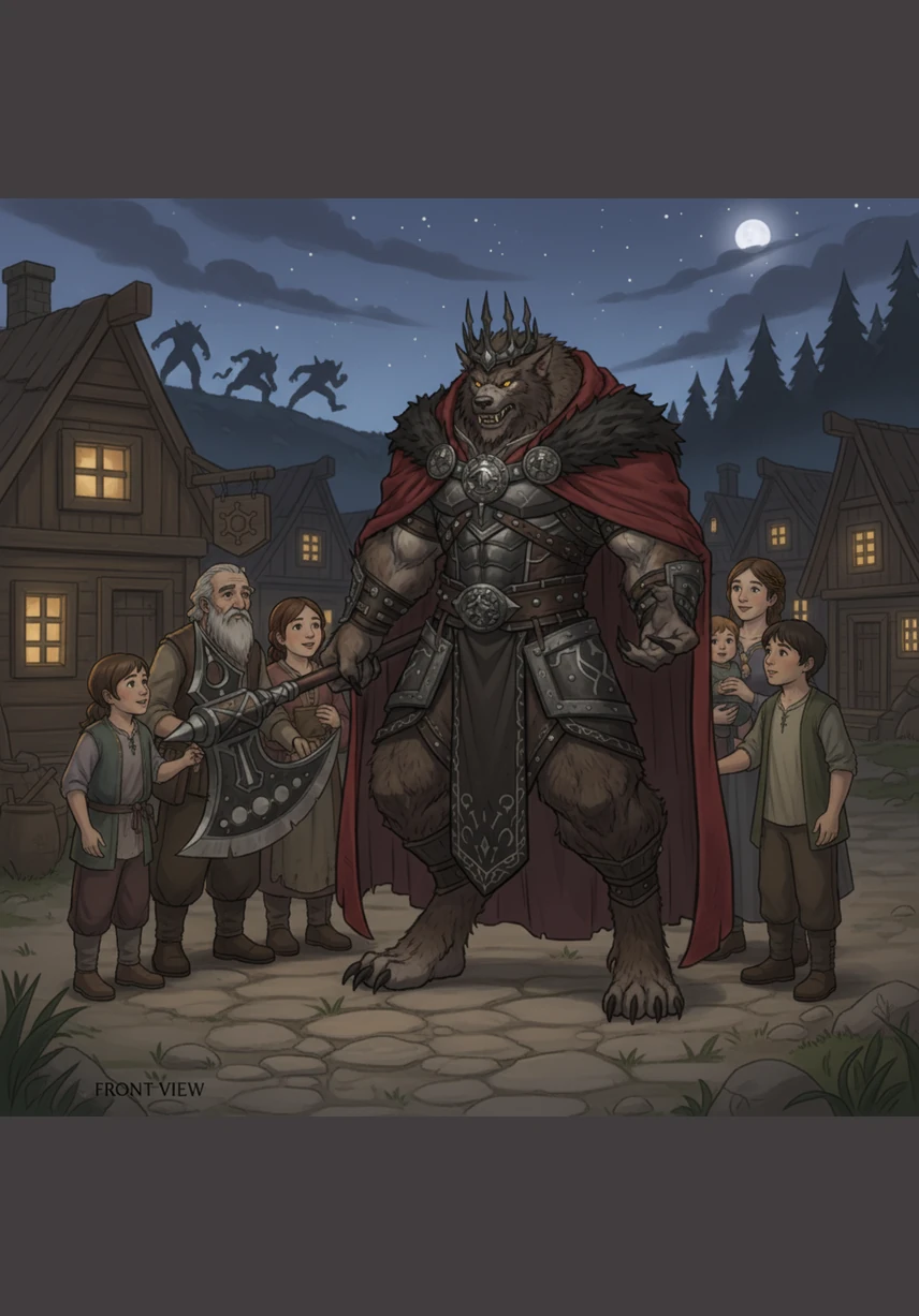 Impressed by his growth, the King made Artem his right hand and sent him into the human world as a secret guardian. Under the guise of a wandering mercenary and sheriff, Artem protected human villages from bandits and monsters, slowly building a bridge of trust between two races that had only known hatred.