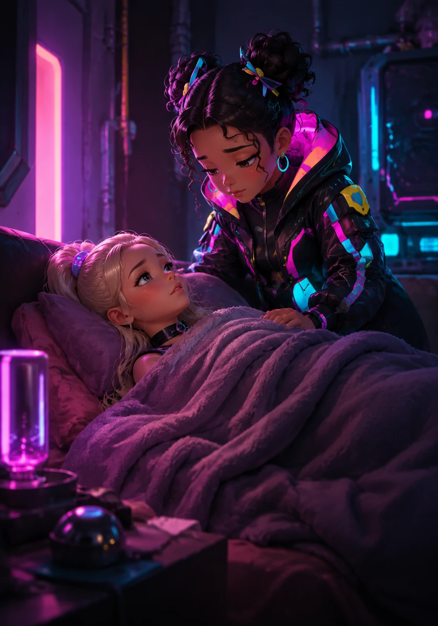 Inside, the house was surprisingly quiet, and Melani found Barbie tucked under a fluffy blanket on the sofa, looking pale and sleepy. Barbie explained that she was feeling very sick and didn't have the energy to get up.