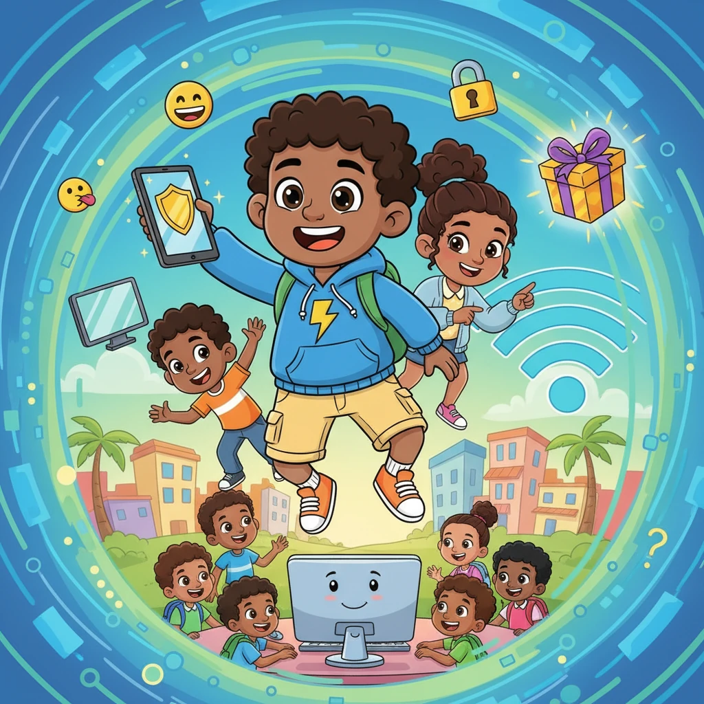 Kofi Learns to Stay Safe Online - Educational stories