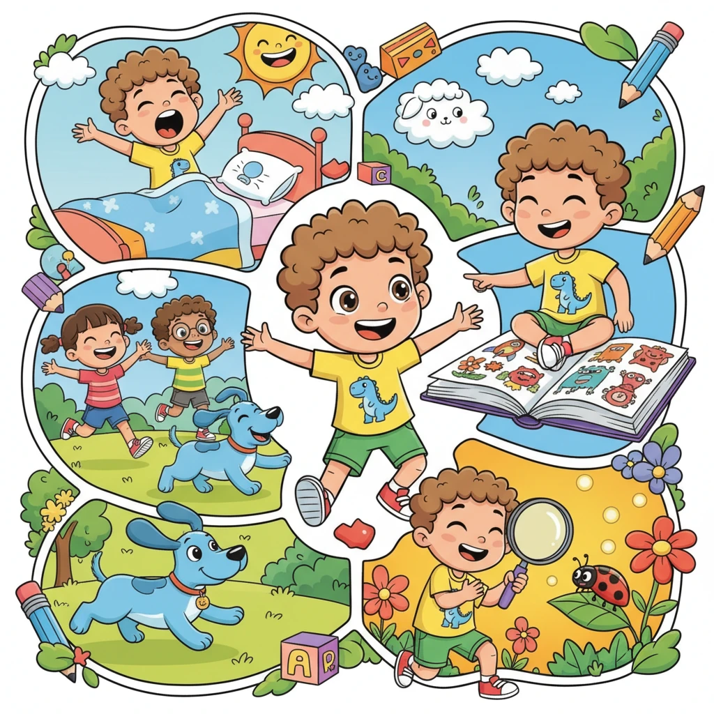 A Day with Hamed - Educational stories