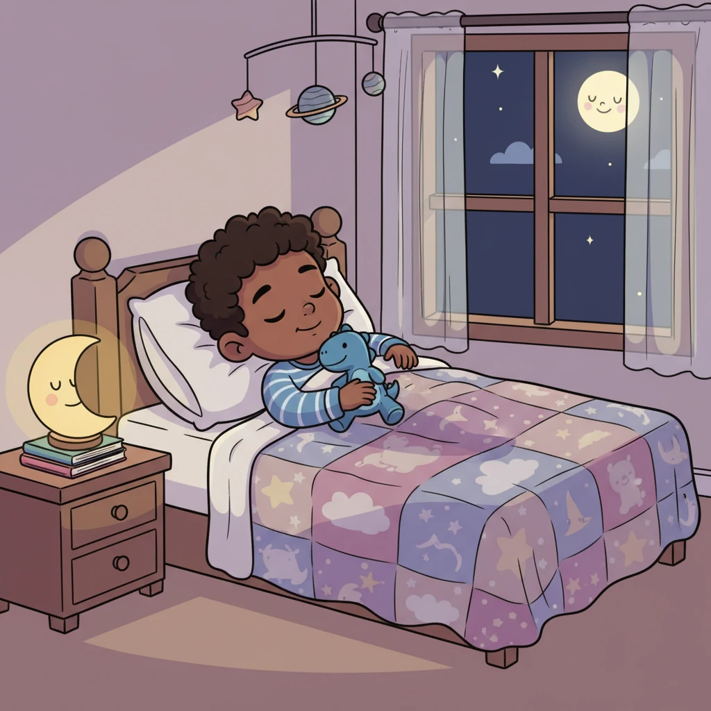 After a cozy dinner and a warm bath, Hamed snuggled into his bed, feeling sleepy but content. He closed his eyes, dreaming of all the wonderful things he would do tomorrow. Another perfect day had come to a gentle, happy end.