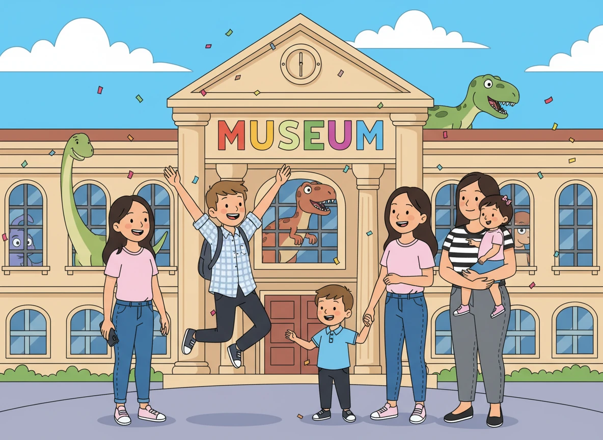 Eydan y la Aventura en el Museo de Dinosaurios