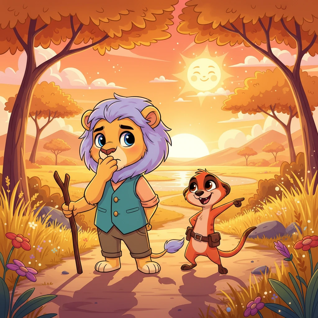 The Shy Lion Who Found His Roar - 冒险故事