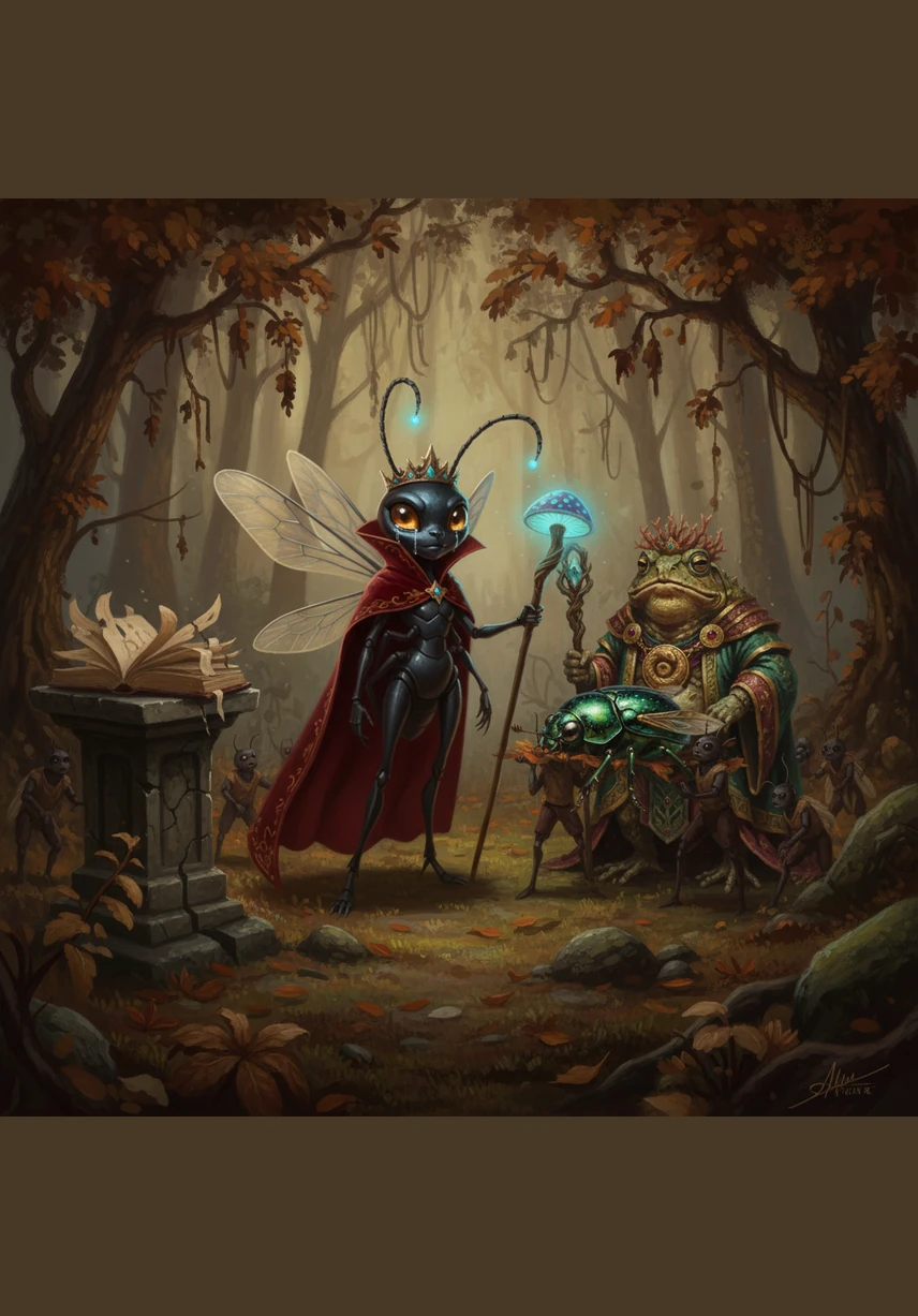 As the seasons passed, the colony’s hunger grew insatiable, stripping the nearby bushes bare before they could regrow. The once-lush clearing became a patchwork of brown earth and skeletal branches as the ants hoarded more than the tunnels could ever hold.