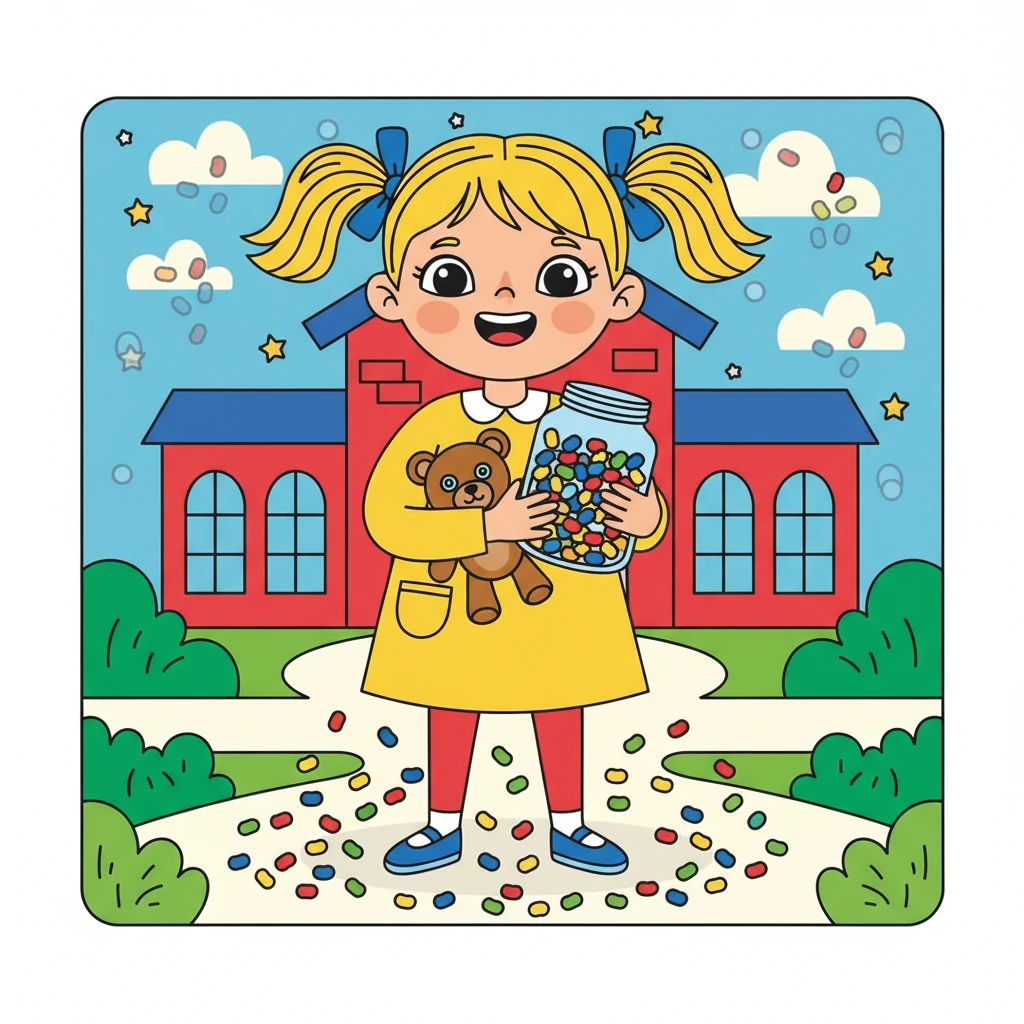 Gracie and the Jellybean Worries - growth