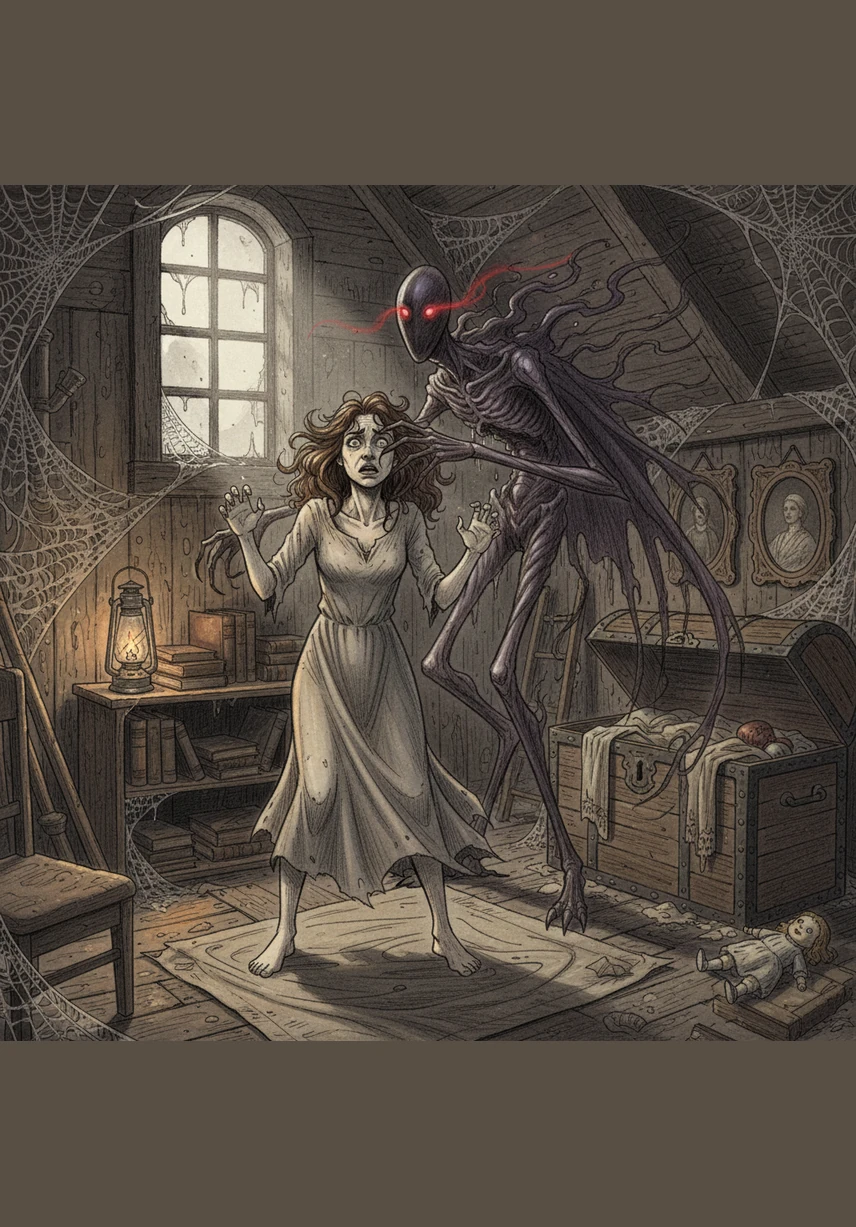 Elara discovered a heavy, brass-bound camera tucked away in the deepest corner of her grandmother’s attic. The air smelled of ozone and ancient dust as she wiped the lens, feeling an inexplicable chill. Without thinking, she pressed the shutter, and the machine groaned to life with a mechanical wheeze.