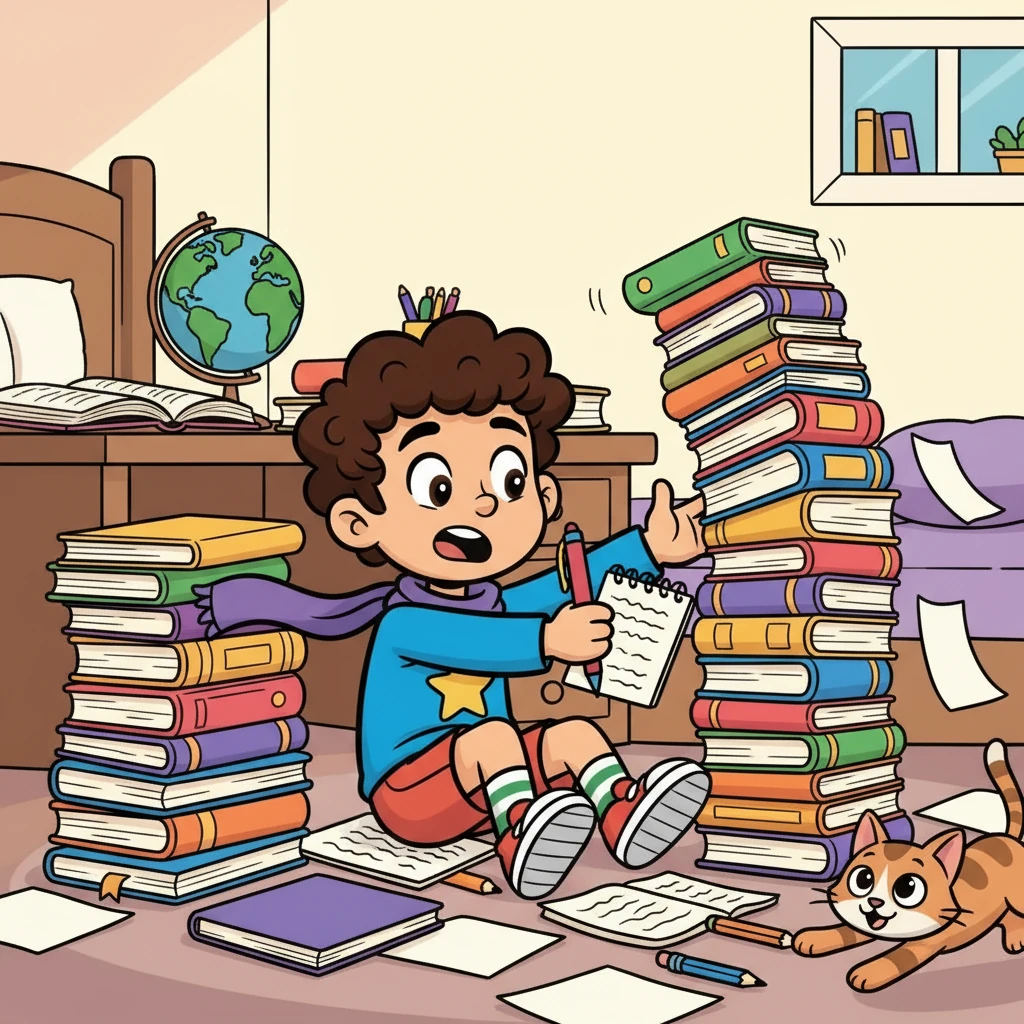 Amogh, a bright and cheerful boy, was excitedly preparing for his final exams. Books were stacked high, notes were meticulously organized, and a sense of anticipation filled the air. Suddenly, a mishap occurred, and Amogh found himself in an unexpected situation, altering all his plans.