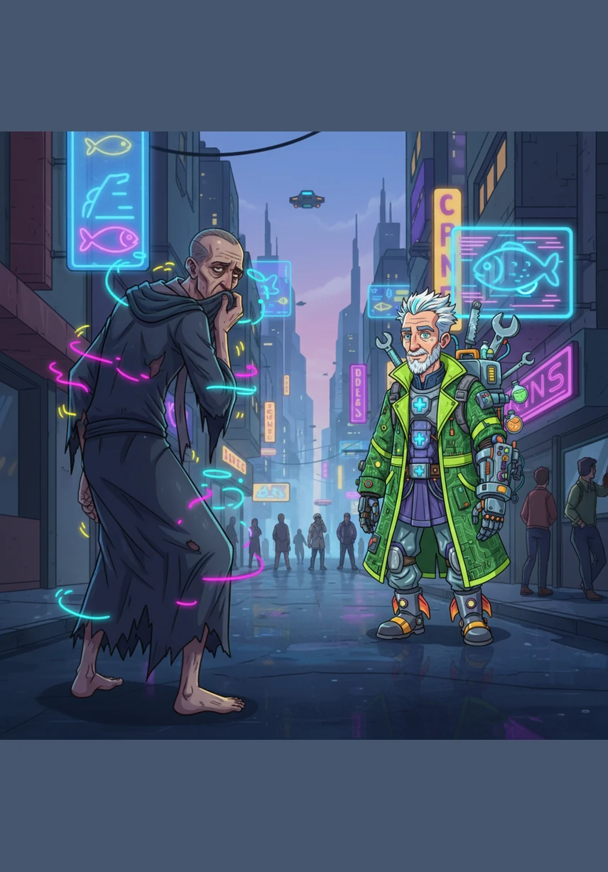 When Salim passed ‘Abdu’l-Bahá on the street, he would hastily cover his face with his robe so that he would not have to see Him. He would turn his head away sharply, refusing to catch even a glimpse of the man he despised.