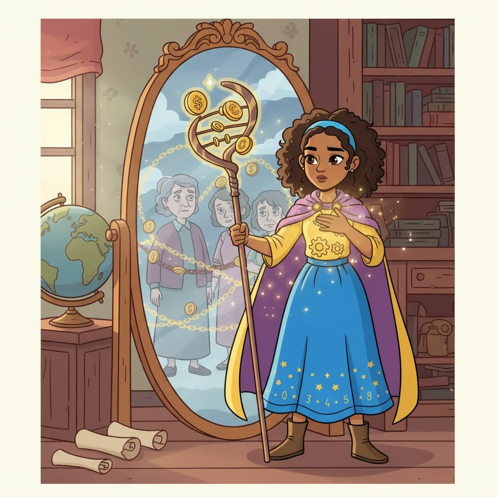 Looking in the mirror, Elara realized that her financial confusion was a legacy passed down through generations. She saw her parents' struggles, and the cycle of debt that had ensnared her. With this understanding, she felt a shift, a release from inherited shame.