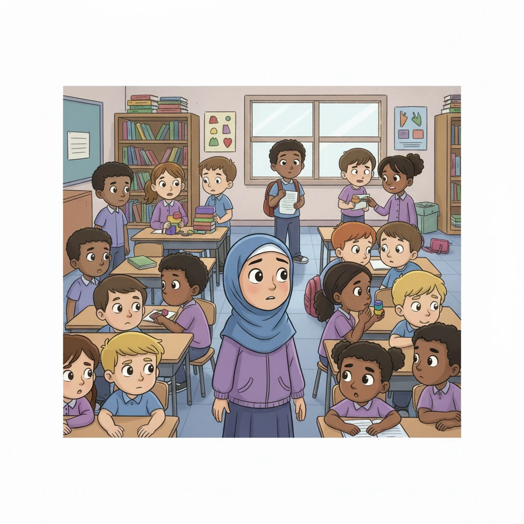 Deklarasi yang sudah selesai kemudian dipasang di dinding kelas. Setiap hari, murid-murid membaca dan merenungkan maknanya. Mereka mulai menerapkan nilai-nilai yang tertulis di deklarasi dalam kehidupan sehari-hari.