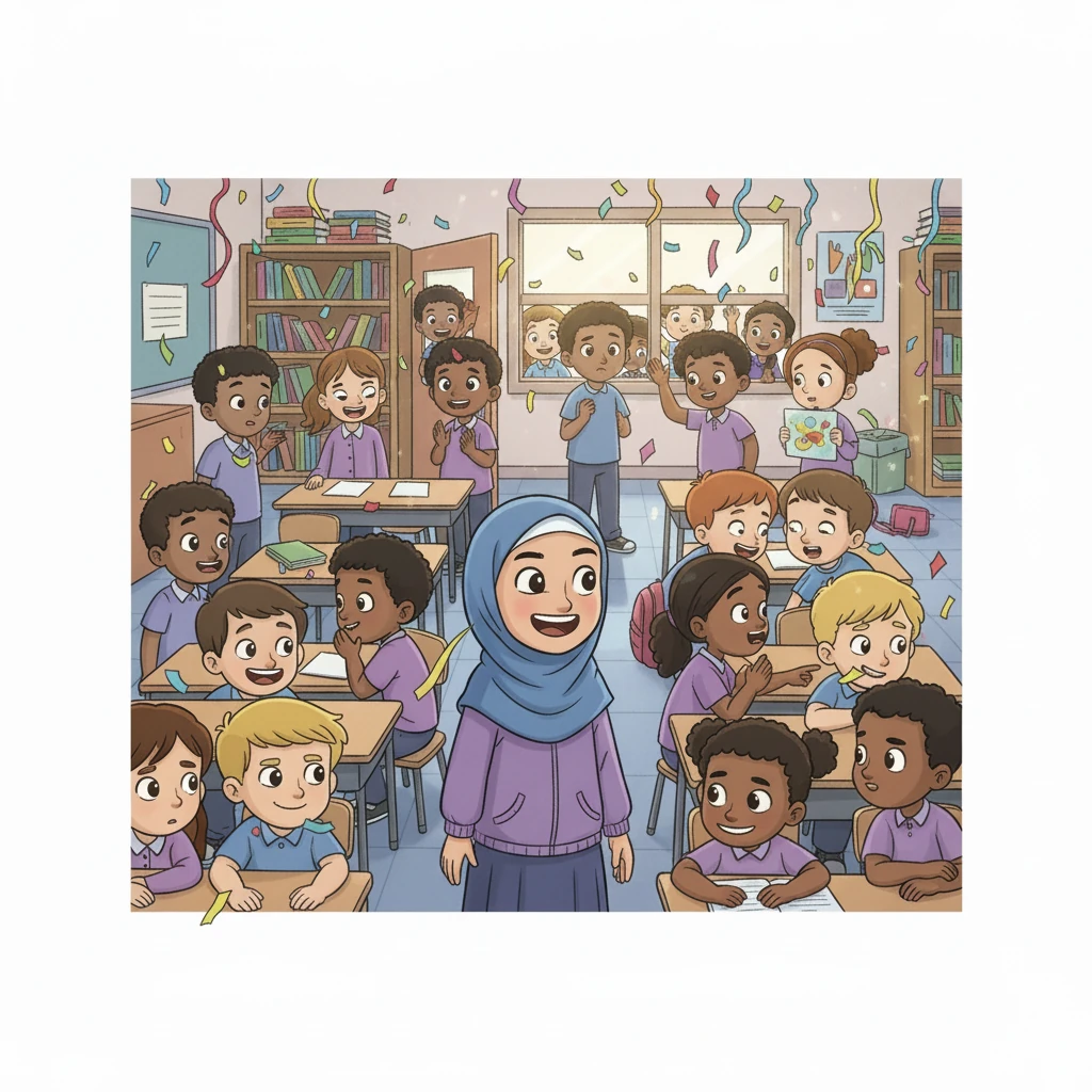 Kelas XI kini menjadi contoh bagi kelas lain. Asma dan teman-temannya berhasil menciptakan lingkungan yang harmonis, membuktikan bahwa perbedaan bukanlah penghalang untuk bersatu. Mereka merayakan keberhasilan bersama dengan senyum dan kebahagiaan.