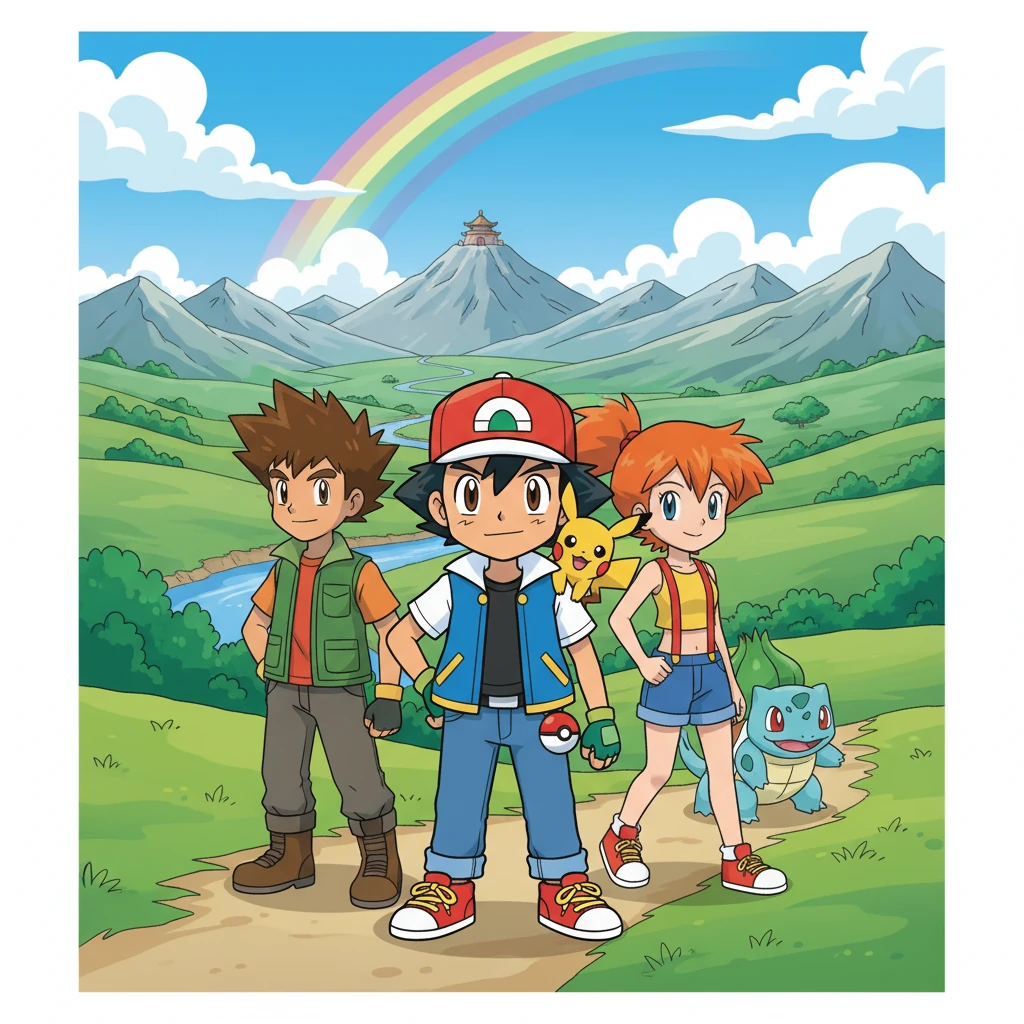 最终，小智和他的朋友们继续他们的冒险，他们的目标是成为宝可梦大师。他们知道，无论遇到什么困难，只要有友情和勇气，就能创造奇迹。