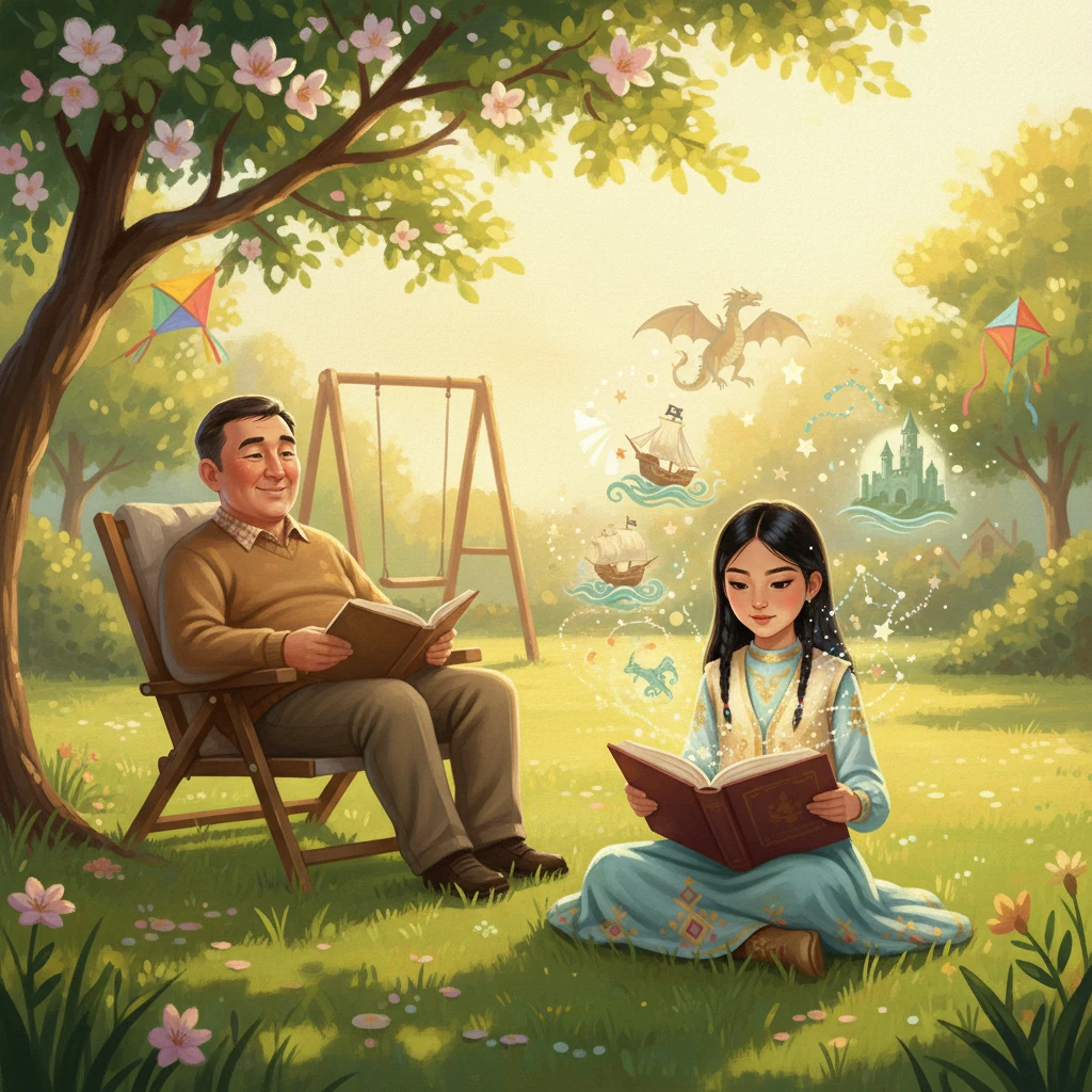 Летние каникулы Айсулу - educational