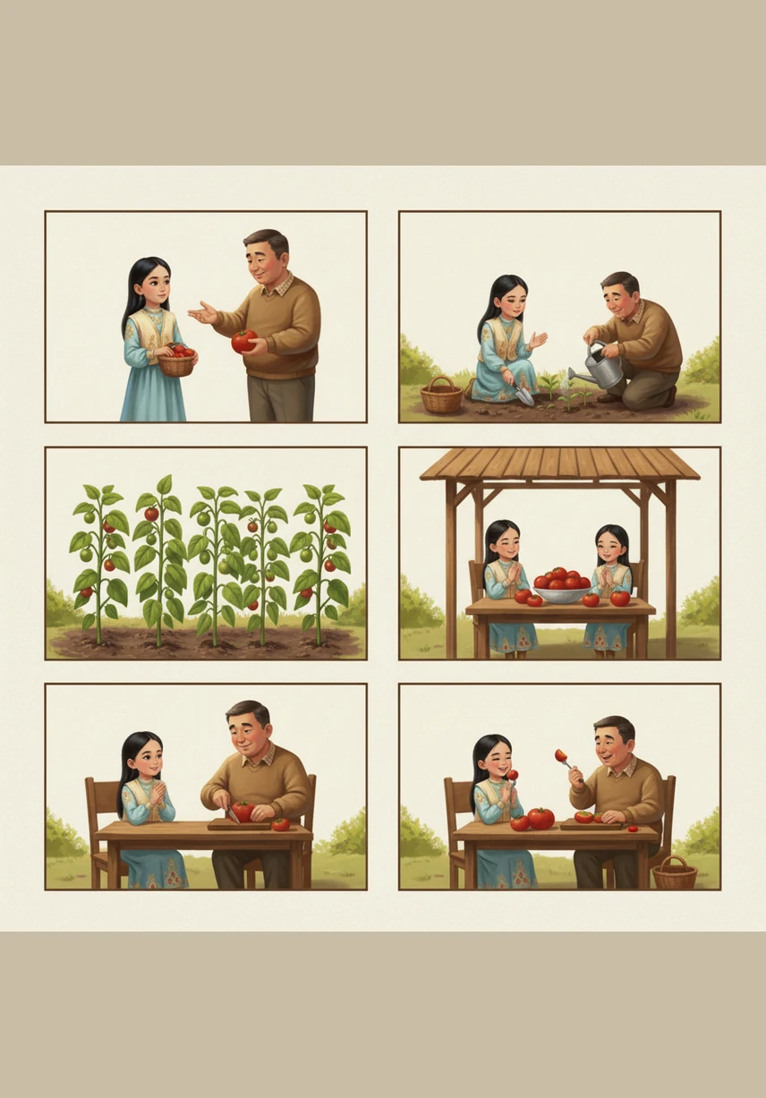 Девочка подошла к большой книжной полке и начала внимательно выбирать свою первую летнюю историю. Она проводила пальчиком по ярким корешкам, пока не нашла самую красочную и интересную книгу.