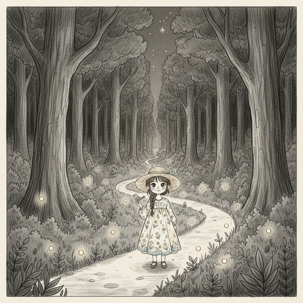 Laras tersenyum hangat, hatinya dipenuhi kebahagiaan melihat reuni itu. Cahaya kunang-kunang menerangi jalannya kembali ke desa. Dia pulang dengan perasaan damai, membawa kenangan keajaiban malam itu.