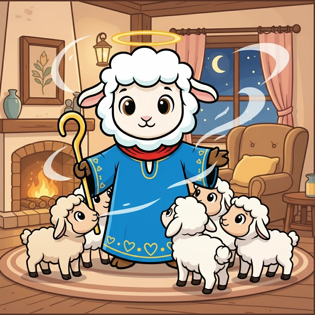 De volta para casa, Samuel imaginou Jesus como um cordeiro, dócil e amável. Ele entendeu que Jesus é o Cordeiro que tira o pecado do mundo. O menino sentiu uma onda de gratidão e amor encher seu coração.