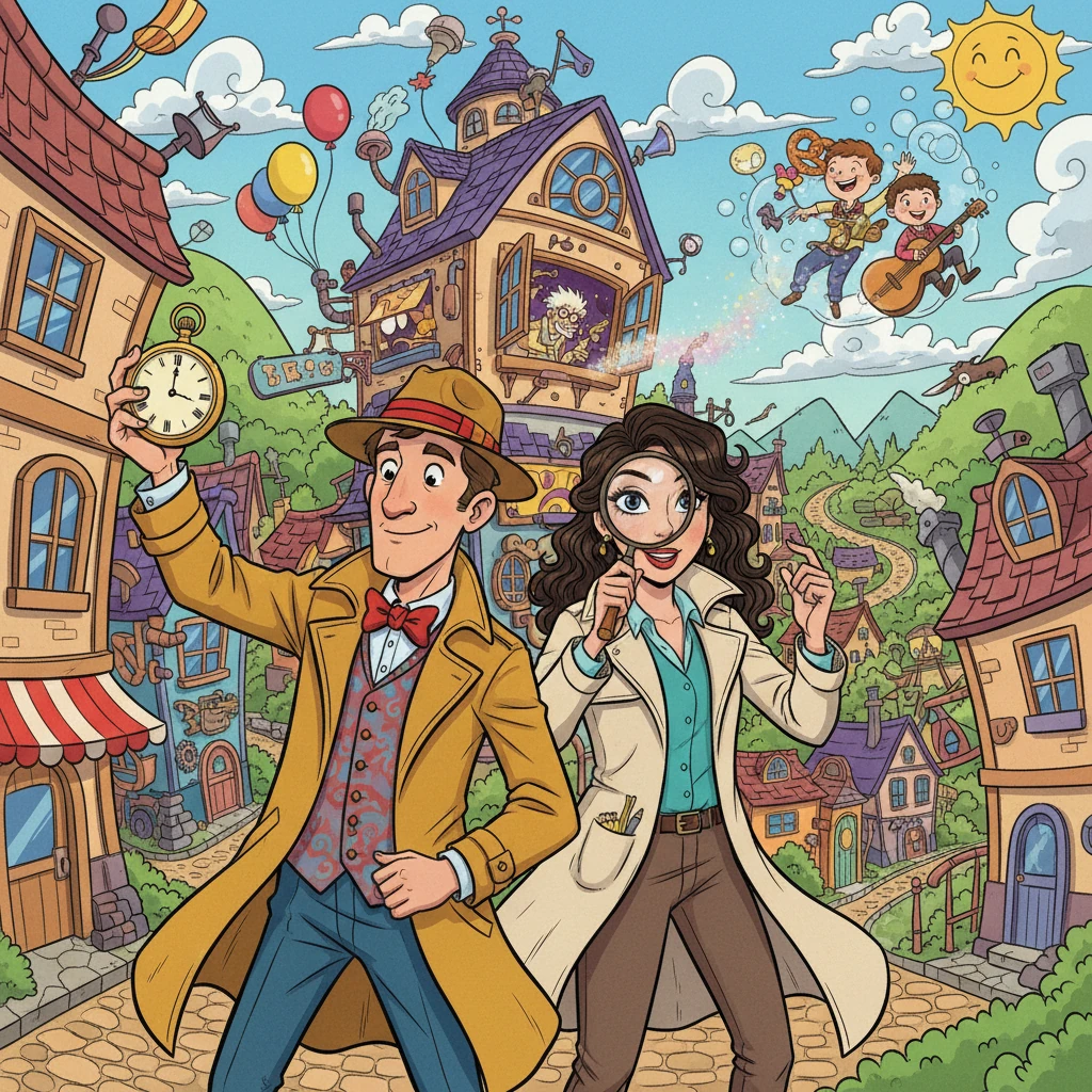 Detective Quill Sharp and the Whimsical Vanishings