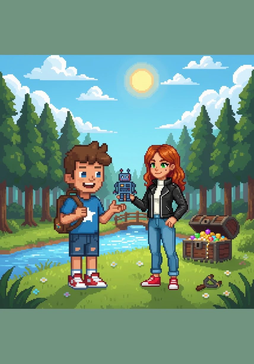 With a quick toss, the kite leaped into the sky, dancing higher and higher above the trees. Ben laughed as he let out more string, watching the red shape soar like a bird against the blue clouds.