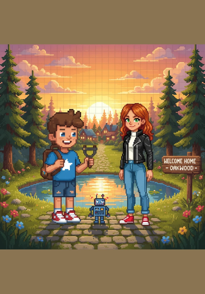 As the sun began to set, Ben and Ana watched the kite soar once more into the golden sky. Ben smiled at his friend, knowing that a little help and teamwork had saved his favorite toy and made the day even better.