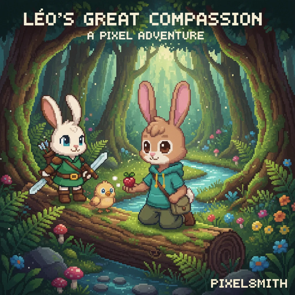 Léo le Petit Lapin au Grand Cœur - fairy-tale