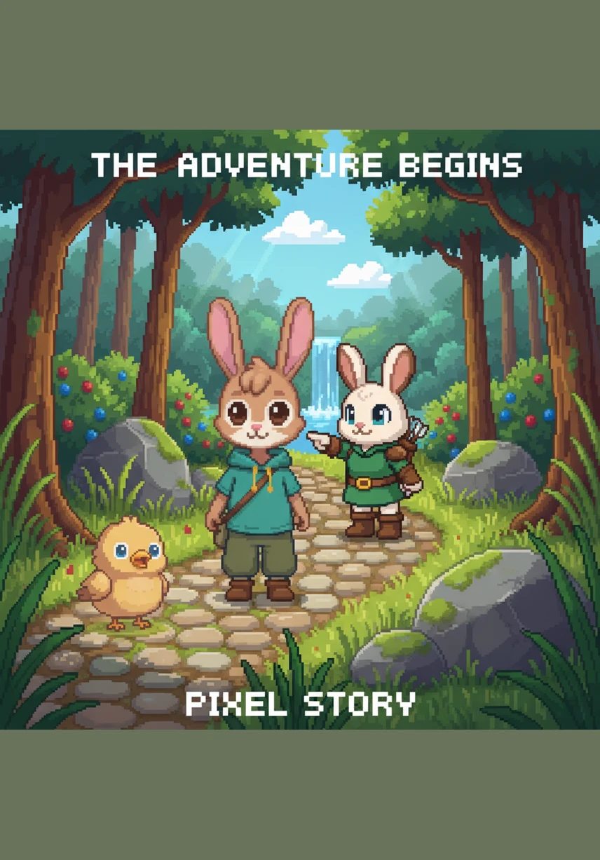 Léo réfléchit intensément à une solution, puis il appelle ses meilleurs amis de la forêt à la rescousse. L'écureuil agile, la tortue patiente et le hérisson malin arrivent rapidement, prêts à aider le petit lapin.