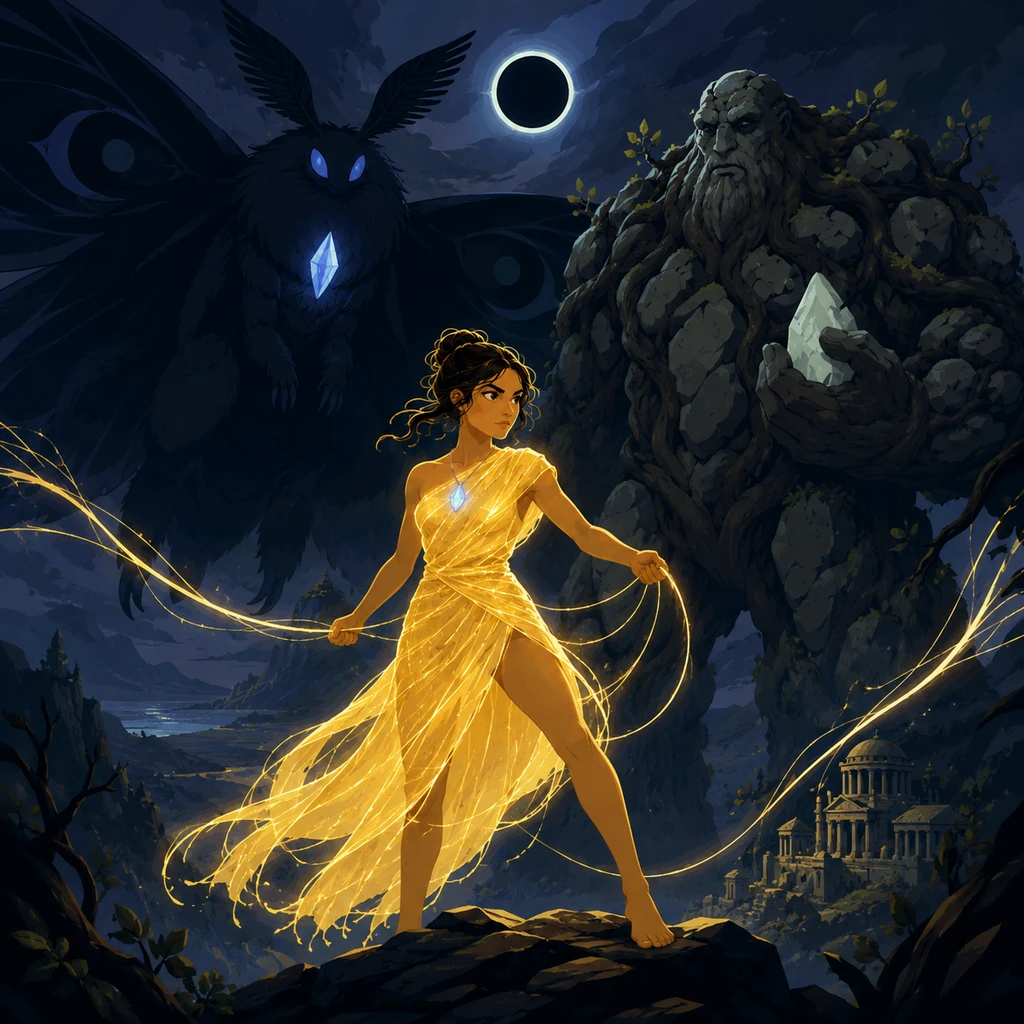 The Weaver of Sunbeams and the Midnight Moth