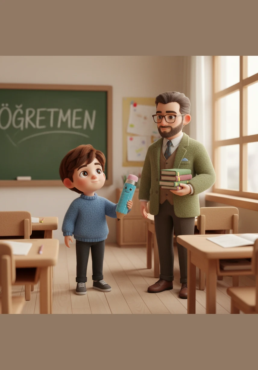 A young boy asks if everything in the world can be considered beautiful. Mavi explains that beauty isn't just about looking, but about understanding how things work and exist.