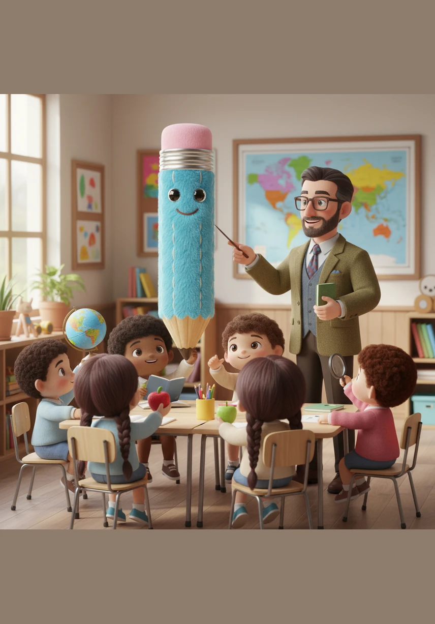 From that day on, the classroom is filled with questions and wonder instead of just drawings. The children and Mavi continue to explore the world, knowing that the most beautiful thing of all is a good question.