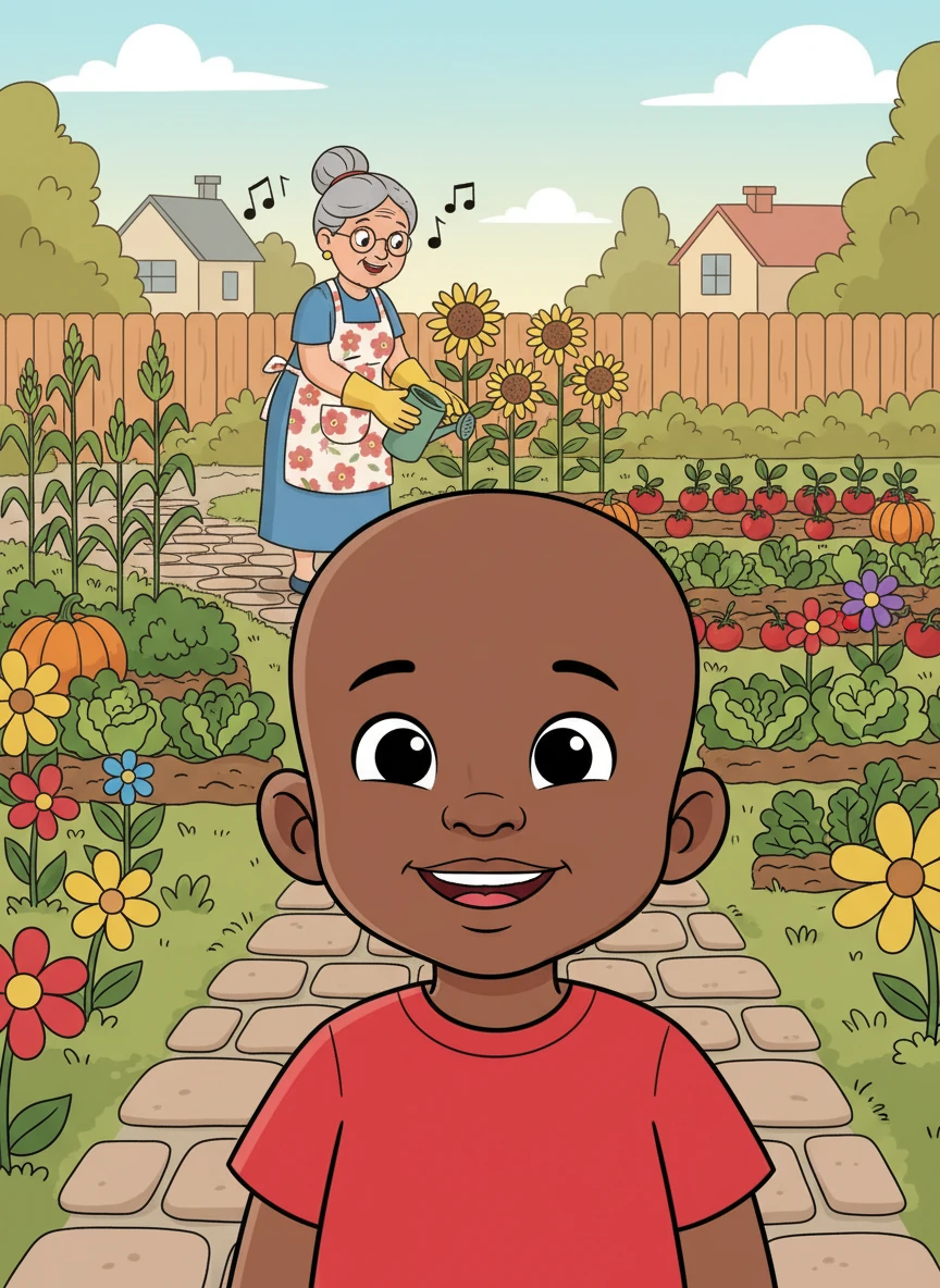 Next, he strolled past the community garden, a vibrant oasis filled with colorful flowers and thriving vegetables. Mrs. Rodriguez, the gardener, was tending to her plants, humming a cheerful tune. Aidan admired the beauty of the garden.