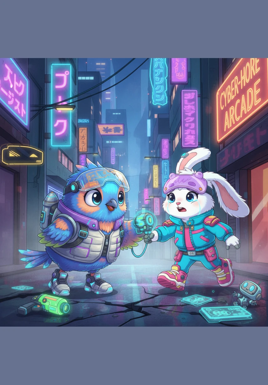 De pronto, Lilo tiene una gran idea, se levanta rápidamente y carga su canasta de manzanas hacia donde están sus amigos. Lilo llama a Susi y a Pipo con una gran sonrisa y les pide perdón por no haber querido compartir antes.