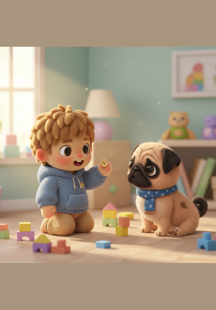 He peeks through the crack and sees a massive, wobbling shadow stretched across the far wall. The shadow has pointed ears and seems to be dancing a clumsy jig amidst the old trunks and dusty furniture.