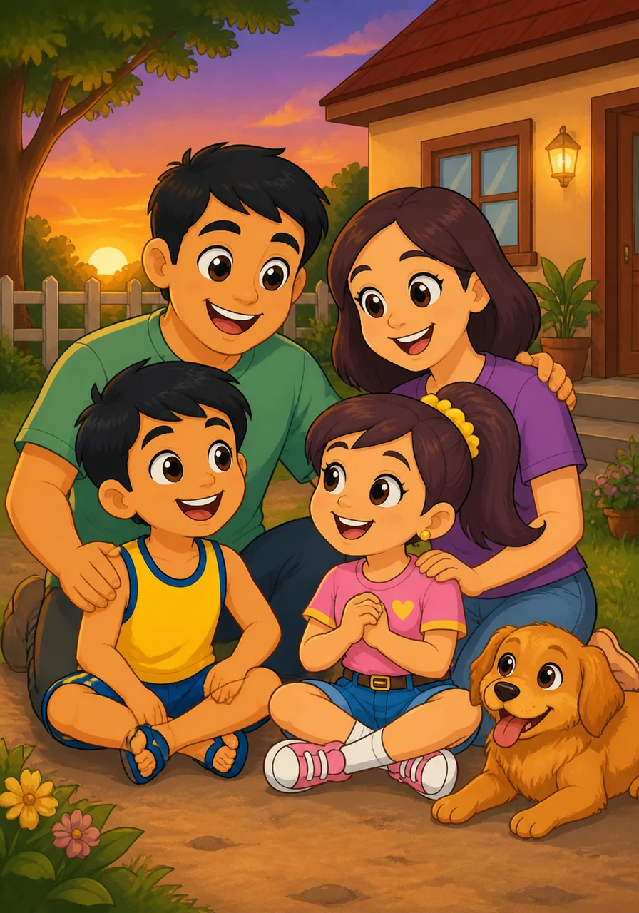 Sa pagtatapos ng araw, napagtanto ni Mia na ang tunay na kaligayahan ay matatagpuan sa sipag, pagtutulungan, at pagmamahalan ng bawat kasapi ng pamilya. Isang hindi malilimutang Sabado ito na nag-iwan ng mahalagang aral sa kanyang puso.
