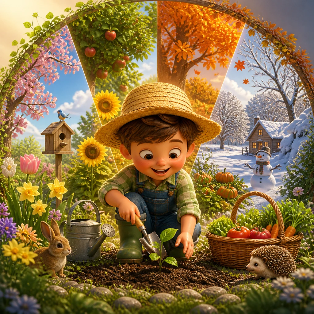 Oliver's Garden Through the Year