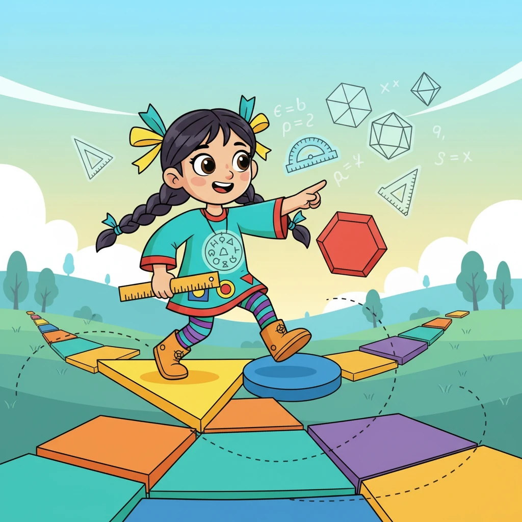 Олар көптеген кесінділерден тұратын қиын жолмен саяхат жасады. Әр кесінді Сәуле мен Сызыққа жаңа тәжірибелер сыйлады. Олар әртүрлі бұрыштарды және геометриялық фигураларды зерттеді.