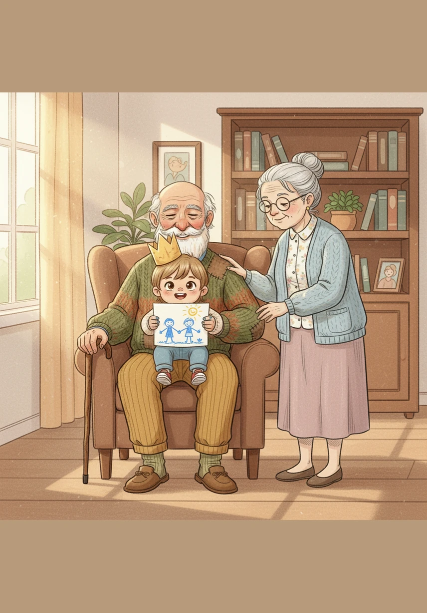 Since you are now a royal king, you will definitely need a royal feast of Grandma’s warm blueberry muffins. The kitchen will fill with the sweet smell of baking as she lets you help stir the batter.