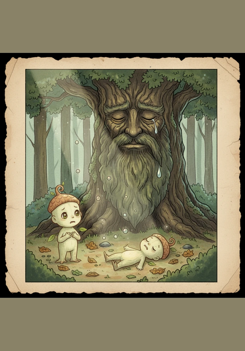 Every morning, Pip stretched his two small leaves as wide as they could go, trying to catch a stray sunbeam. He felt frustrated that the taller trees seemed to take all the light for themselves, leaving him in the cool, green shade.