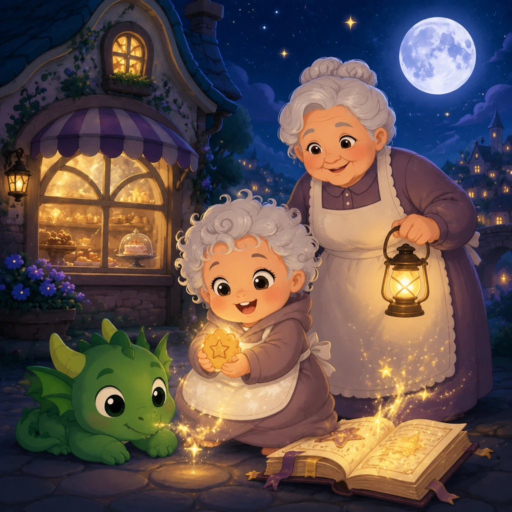 The Moonberry Bakery and the Dragon’s Treat - Fairy tales