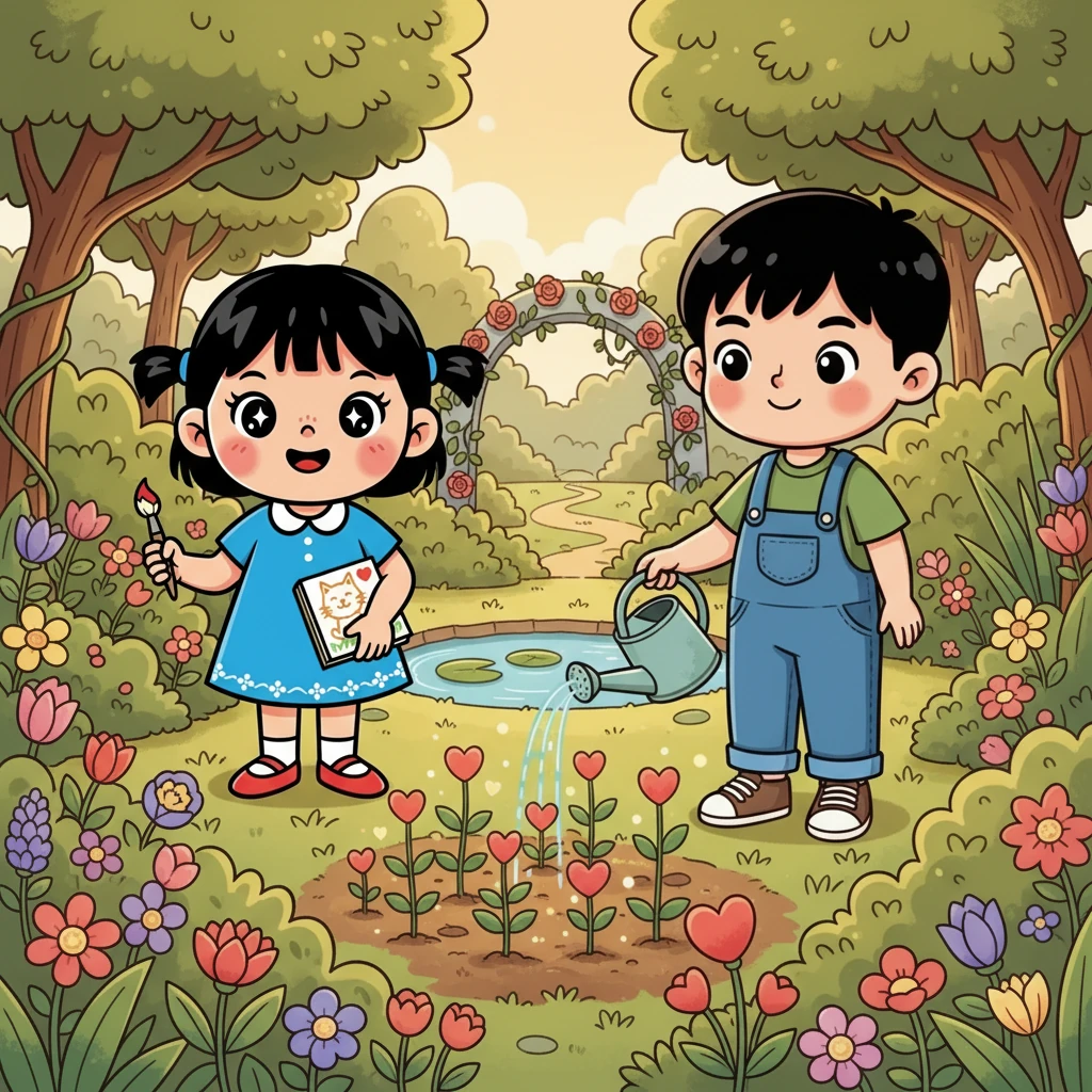 小雨和小明明白，真正的友谊就像秘密花园一样，需要用爱和耐心去浇灌。小雨和小明永远是最好的朋友，他们的友谊将会一直持续下去。