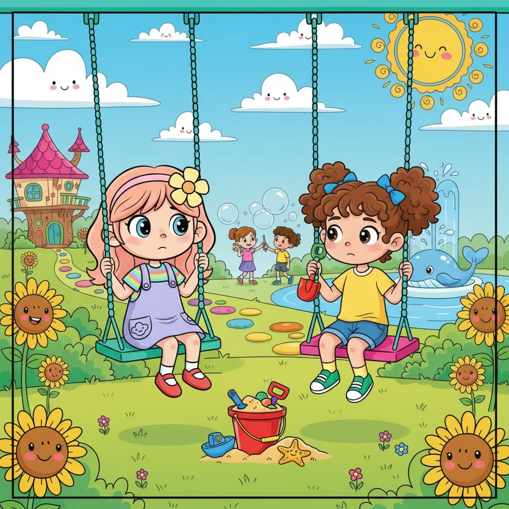 Oya ve Sıla'nın Park Macerası