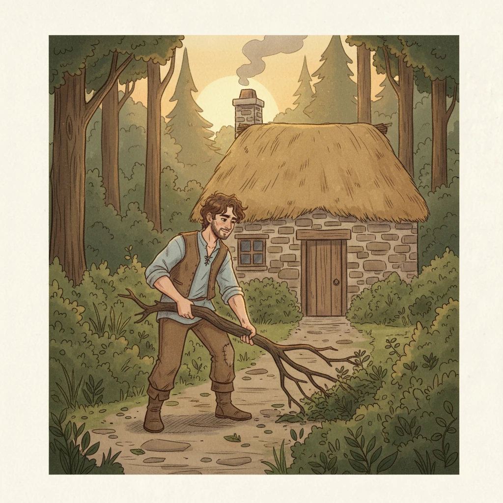 That evening, Leo returned to his cottage, no longer complaining. He looked at his strong arms, his agile legs, his clear eyes. He picked up a fallen branch and began to clear the overgrown path outside, using his healthy body with newfound purpose.