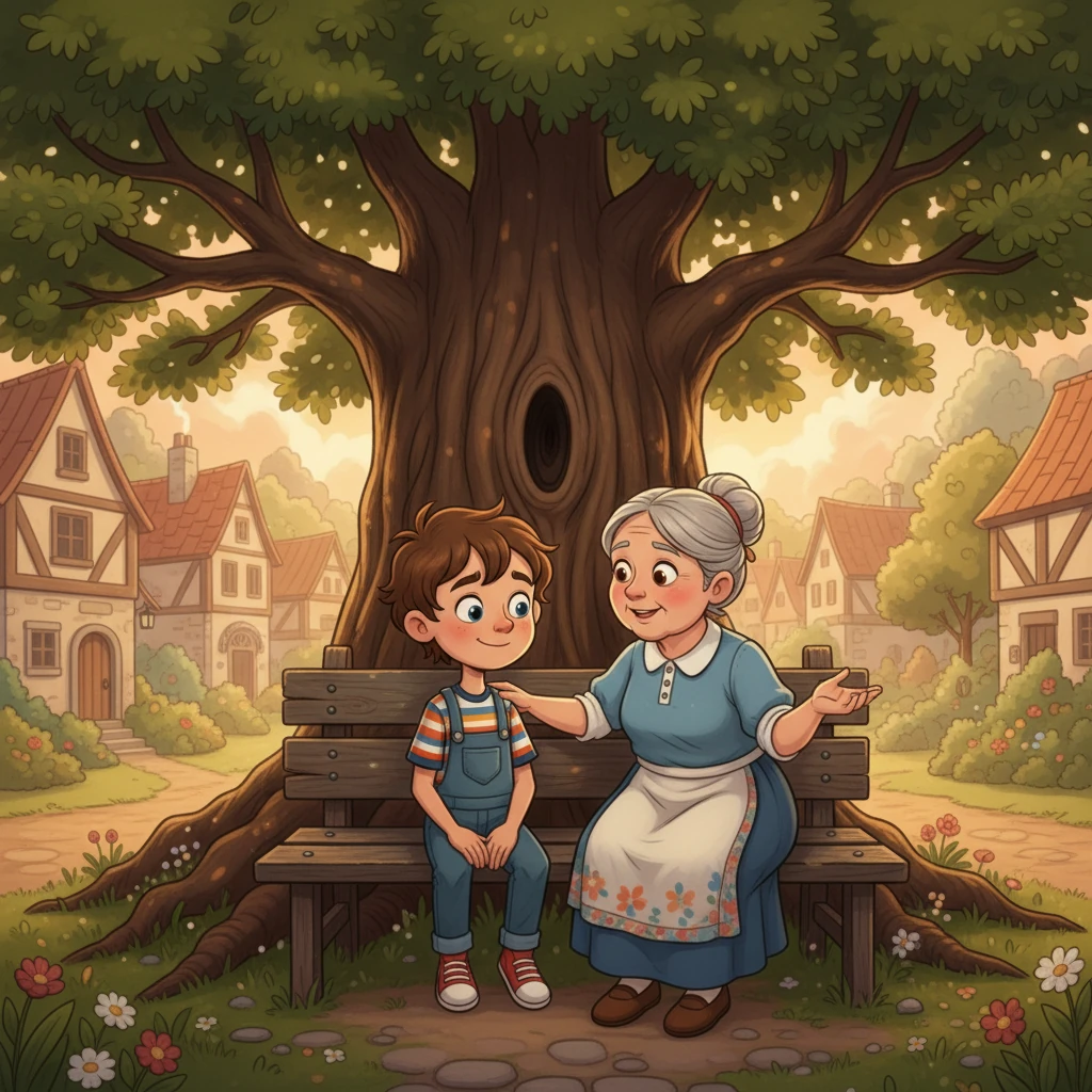His Gogo (grandmother) noticed his unease and gently led him to a weathered, wooden bench beneath a grand, old tree. The tree, she explained, had witnessed generations of their family, its roots intertwined with their history. She started to tell him stories.
