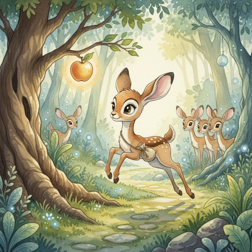 The Silly Little Gazelle and the Golden Apple