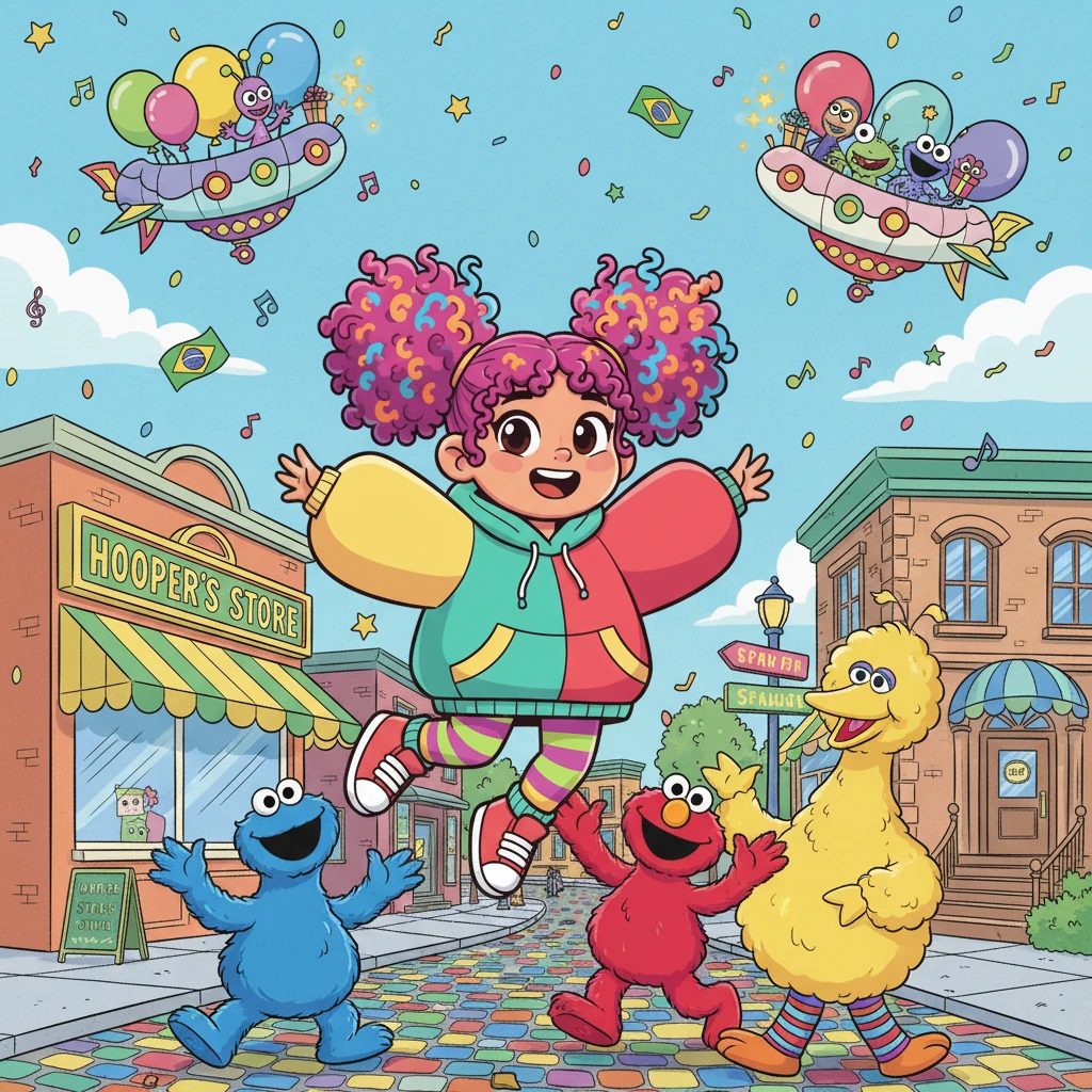 Lourdes' Sesame Street Surprise - friendship